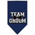thumbnail image 3 of Team Groom Screen Print Bandana Purple Small, 3 of 10