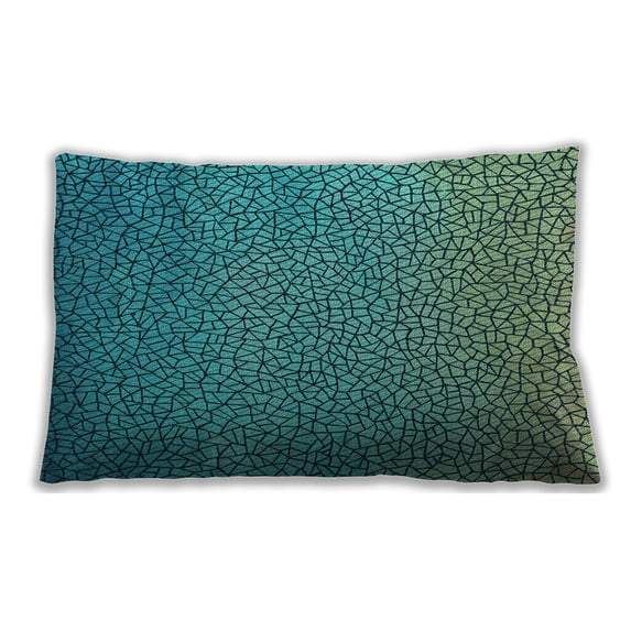 Ahgly Company Indoor Rectangular Contemporary Lumbar Throw Pillow, 13 inch by 19 inch