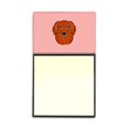 thumbnail image 1 of "Caroline's Treasures Checkerboard Pink Longhair Red Dachshund Recargable Sticky Note Holder o Postit Note Dispensador, 3.25 por 5.5", Multicolor " Caroline's Treasures BB1214SN, 1 of 1