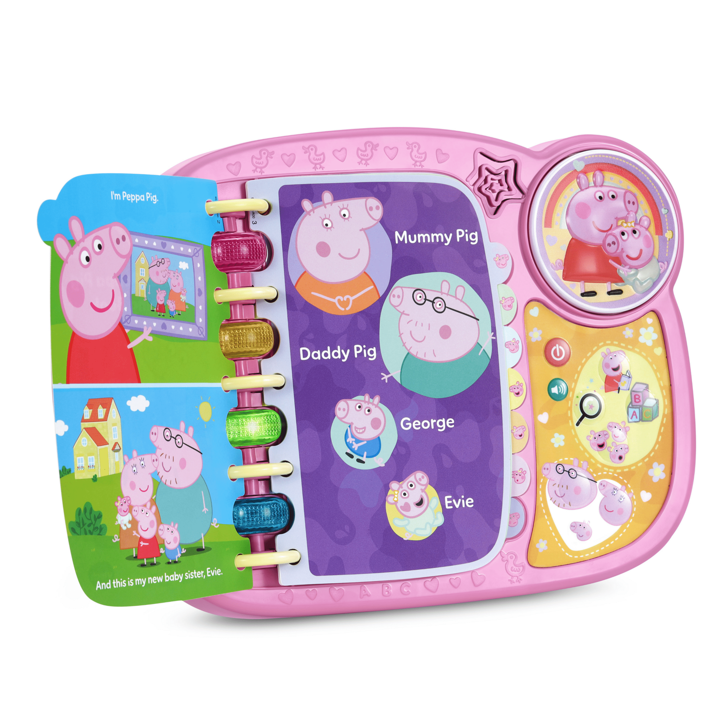 VTech® Peppa Pig Big Sister Peppa Pig Learning Book for Toddlers - English Version, 2+ Yrs