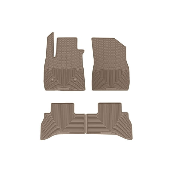 WeatherTech All-Weather Floor Mats compatible with 2020-2026 Buick Encore GX - 1st & 2nd Row, Tan