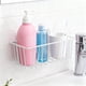 thumbnail image 5 of Cesta de almacenamiento metálica para la pared – Estante organizador colgante de hierro blanco o negro, cocina, baño y estantería de dormitorio para especias y artículos de aseo, soporte moderno, 5 of 6