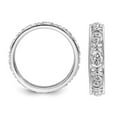thumbnail image 4 of Sterling Silver Cancer Zodiac Astrology Ring Band, 4 of 4