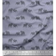 thumbnail image 1 of Soimoi Velvet Fabric Bull Dog Decor Fabric Printed Yard 58 Inch Wide, 1 of 3