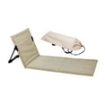 thumbnail image 4 of Colchoneta plegable para silla de playa con soporte para la espalda, para acampar al aire libre, portátil Beige, 4 of 9