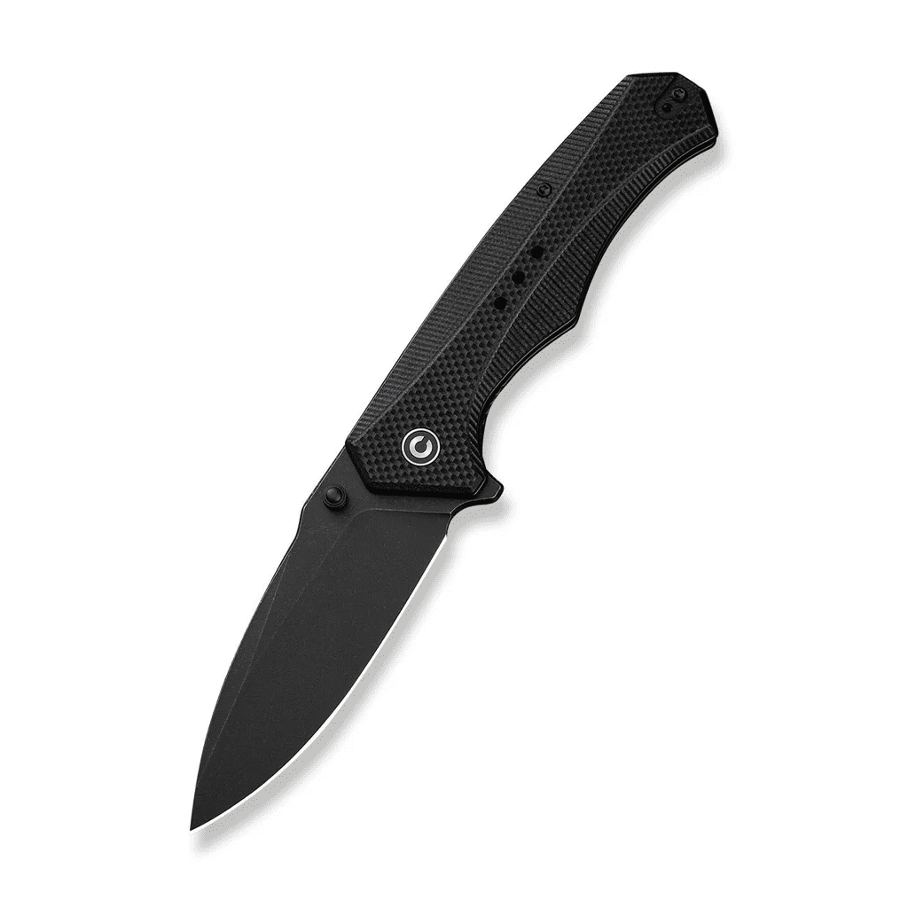 CIVIVI Photonix Pocket Knife, Folding Knife with 3.7" 14C28N Blade G10 Handle with Pocket Clip for Men Women, Camping Hiking Fishing Knife C23081B-1, Black