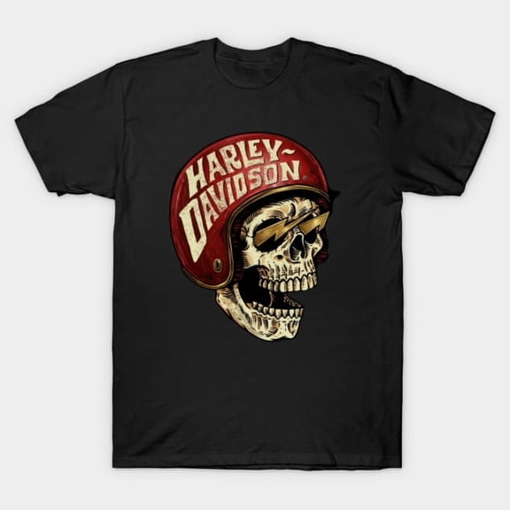 Harley! Retro Skull T-Shirt