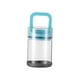 thumbnail image 3 of Tarro de boticario, tarro de vidrio para alimentos, recipiente transparente para almacenamiento de alimentos al vacío, botes de café para aperitivos, Azul 98x15cm, 3 of 9
