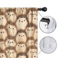 thumbnail image 4 of Blackout Kids Curtains,Hedgehog Pattern Childrens Insulated Curtains Set Of 2,Bedroom Essentials,Toddler Room Decor 42"x54"(106x137cm), 4 of 4