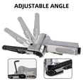 thumbnail image 4 of Pneumatic Mini Air Belt Sander Set for Woodworking and Metal Working, Handheld Angle Grinder Tool, 4 of 8