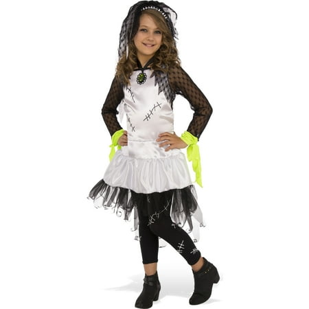 Monster Bride Of Frankenstein Girl Child Halloween Costume