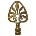 thumbnail image 2 of Royal Designs, Inc. Rising Sun Filigree Design Lamp Finial for Lamp Shade, F-5063PB-2, Polished Brass, Pack of 2, 2 of 4