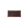 thumbnail image 2 of Floor Vent Cover / Register 4” x 10” with Damper – Outer Size 6” x 12”, 5mm Thick Decorative Cast Aluminum, Powder Coated, Repaintable – Modern Linear Design VR109 for Floors, Walls & Ceilings, 2 of 9