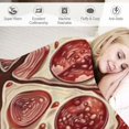 Creowell Pizza Gifts Blanket Super Soft Flannel Blanket for Bed Sofa