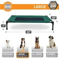 thumbnail image 4 of K&H Pet Products Original Pet Cot Elevated Dog Bed Green/Black Mesh Large 42 X 30 X 7 Inches, 4 of 10