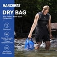thumbnail image 2 of Mochila flotante impermeable Dry Bag MARCHWAY 30 L azul, 2 of 8
