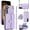 Purple, variant on MYKOMI for Samsung Galaxy S24 Accordion Crossbody Wallet Case, 4 Card Slots, RFID Blocking, and Adjustable Strap - Stylish and Versatile Accessory