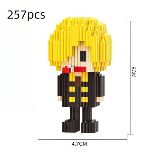 Figura de Anime de una pieza, figura de acción de Luffy Chopper, montaje 3D DIY, juguetes educativos de modelado para niños, juguete de colección