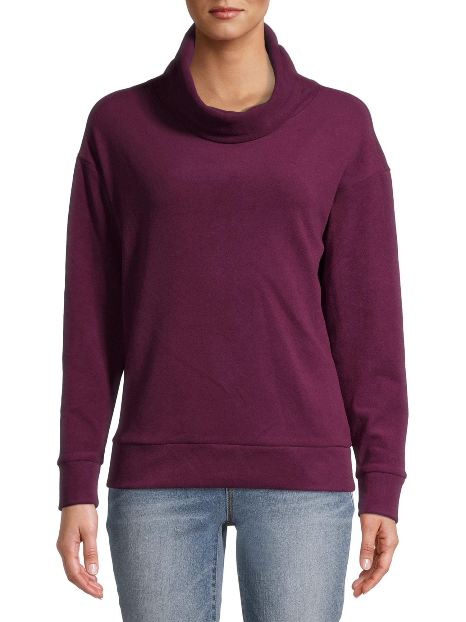 Time and Tru Women's Plush Sweatshirt - Walmart.com