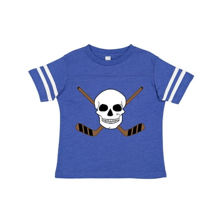 

Inktastic Hockey Sports Funny Skull Gift Toddler Boy or Toddler Girl T-Shirt