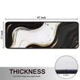 thumbnail image 5 of Kitchen Rugs Sets Of 2,Black White Gold Marble Pattern Anti Fatigue Kitchen Mat Rugs Non Slip Washable,Decorative Kitchen Floor Mats for Kitchen,Sink,Laundry,17"x47"+17"x47", 5 of 5