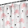 thumbnail image 3 of Boho Elephant Shower Curtain 72x72 Inch Waterproof Bathroom Curtain with Mandala Print & 12 Hooks - Premium Polyester Fabric, 3 of 5