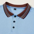 thumbnail image 5 of Mens Shirts Charming Men's Shirt Super Light Short Sleeve Casual Men's Wear Gifts for Men Blue Cotton Blend 2XL, 5 of 9