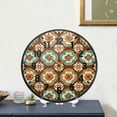 thumbnail image 4 of Yayeee Wall Clock Battery Operated 9.5" Silent Quartz Non-Ticking for Living Room Decor, Retro Blossom Flower, 4 of 8