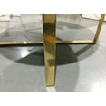 thumbnail image 3 of Rosi Gold Base Coffee Table With Marble Round Top In Black Gold, 3 of 4