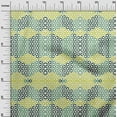 thumbnail image 3 of oneOone Cotton Cambric Lime Green Fabric Geometrical Fabric For Sewing Printed Craft Fabric By The Yard 42 Inch Wide, 3 of 4