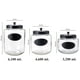 thumbnail image 2 of Set de 3 Canisters de Vidrio Glaze con Tapa y etiqueta para grabar METROPOLE, 2 of 4