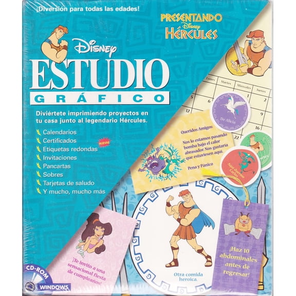 Estudio Gráfico Presentando Hércules Español Software - Hercules Print Studio Spanish Software - FUN projects!!