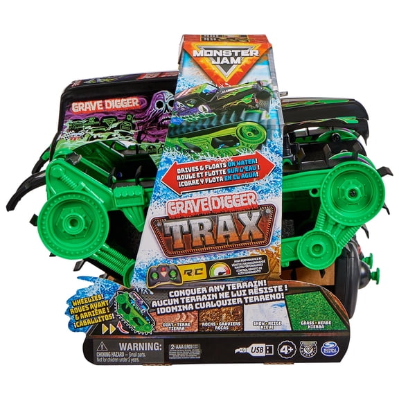 Vehículo de Control Remoto Monster Jam Grave Digger Trax
