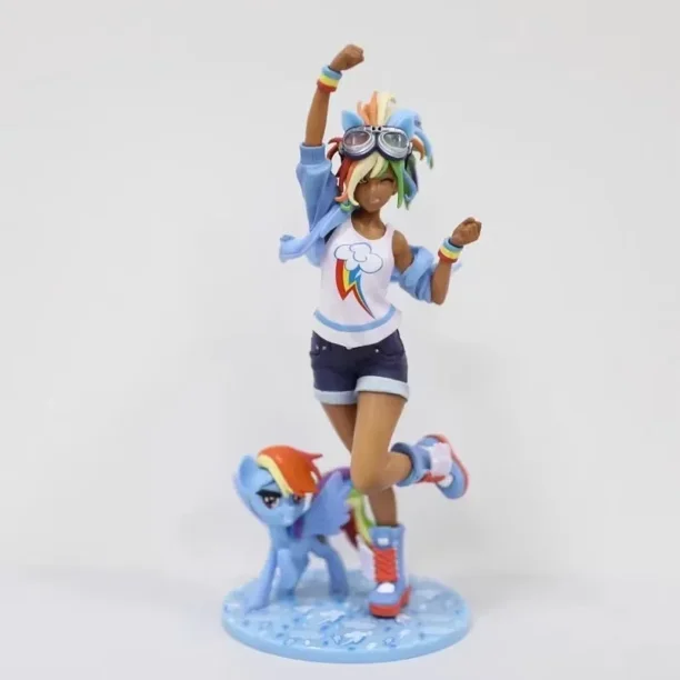 My Little Pony Rainbow Dash Anime Figure Kawai Rainbow Dash