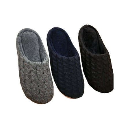 

SAITI Men s Comfortable Slippers Anti-slip Comfortable Casual Slipper Indoor Use Home Slippers
