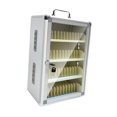 thumbnail image 4 of Gabinete de almacenamiento para teléfono, soporte de seguridad para teléfono celular, caja con cerradura de rejilla 48 ranuras, 4 of 9