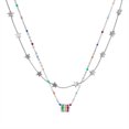 thumbnail image 1 of ruzhgo 2 Pcs/ensemble Collier Pendentif Chaîne Ajustable Colliers Étoile Décoration Bijoux Petite Amie Fête de Rencontre, 1 of 4