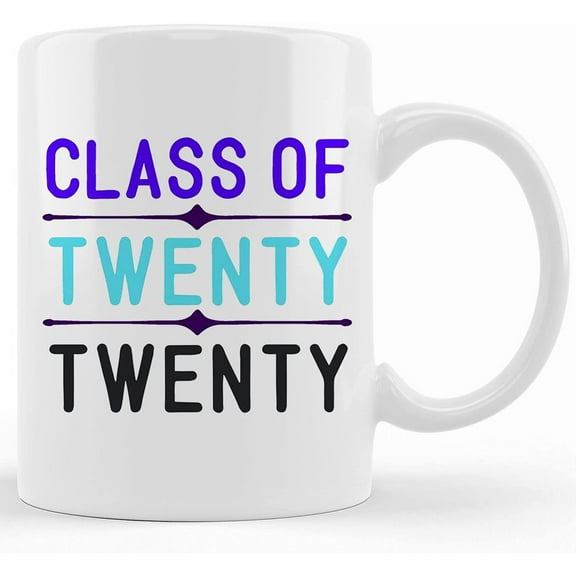 Class Of Twenty Twenty Gift Ceramic Coffee Mug 11oz, Ceramic Novelty Coffee Mug, Tea Cup, Gift Present For Birthday, Christmas Thanksgiving Festival, 11oz Sarcasm With Sayings M
