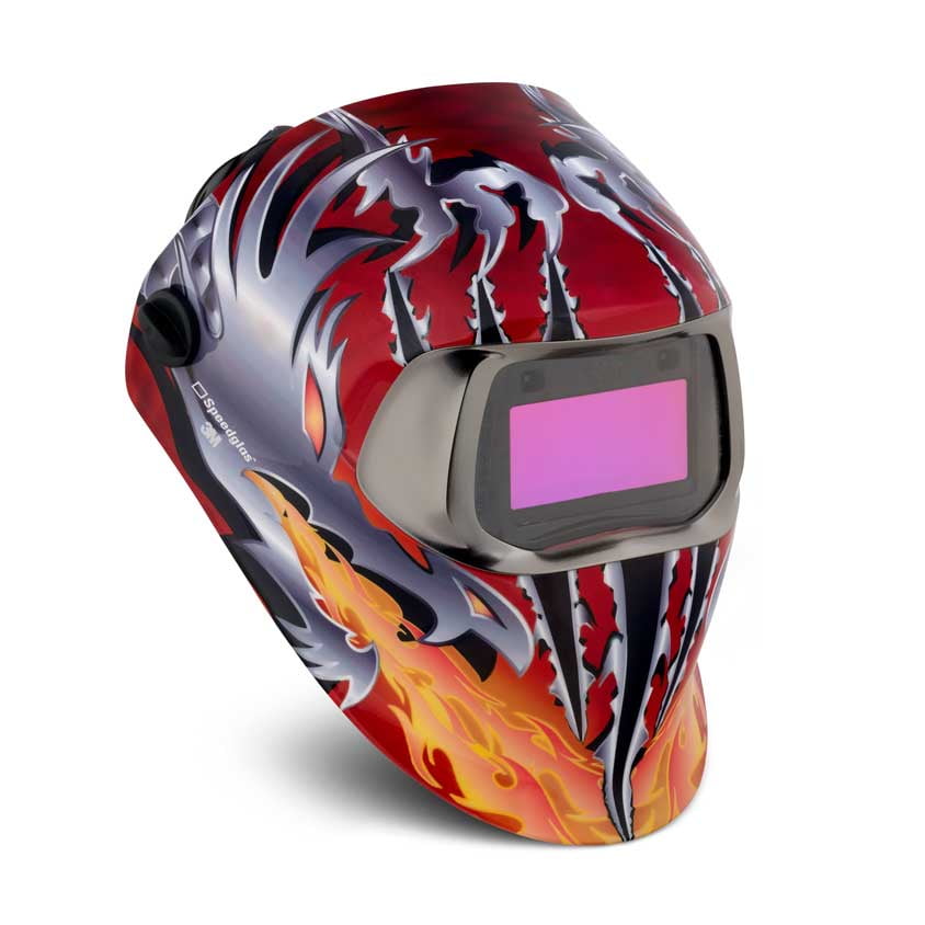 3M 100V 07001231RD Speedglas 100 Welding Helmet with AutoDarkening