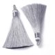 thumbnail image 2 of 20Pcs Polyester Tassel Big Pendants Decoration Light Grey DIY Pendant Charms Pendant Accessory Pendant Jewel for Women DIY Necklace Bracelet Earrings Jewelry Making 80~90x8.5~9mm, 2 of 2