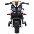 thumbnail image 4 of Topcobe White 6 V Motorcycle Powered Ride-On with Training Wheels, Lights and Music, 4 of 7