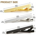 thumbnail image 5 of Sherry Pinch Classic Metal Tie Clip Pin, 3 Pack, 5 of 7