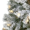 thumbnail image 3 of HomeStock 8Ft. Flocked West Rustic Revival Fir Artificial Christmas Tree With 500 Clear Led Lights, 3 of 7