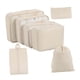 thumbnail image 2 of Juego de 7 cubos de embalaje perfecl para maletas y bolsas de viaje Beige, 2 of 8