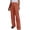 Wine, variant on Christmas! Ohufall Pants Wide Leg Pants For Women, Solid Color High-waist Loose Women's Wide Leg Pants