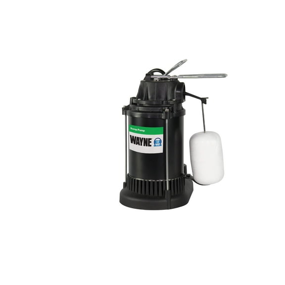Wayne SPF50 1/2hp with Vertical Float Switch Thermoplastic Pump