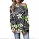 thumbnail image 2 of Blusa de manga larga con estampado floral a la moda para mujer Fridja fjkfkj7019, 2 of 5