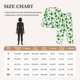 thumbnail image 6 of Kll St Patrick'S Day4 Print Women'S Long Sleeve Pajamas With Pants Sleepwear Loungewear 2 Set-Medium, 6 of 9