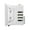 White, variant on 5V 2.1A Double USB Power Socket Embedded Double USB Desktop Receptacle Charging Module Outlet Replacement