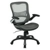 Mesh Seat and Back Manager Chair in Gray Mesh Fabric